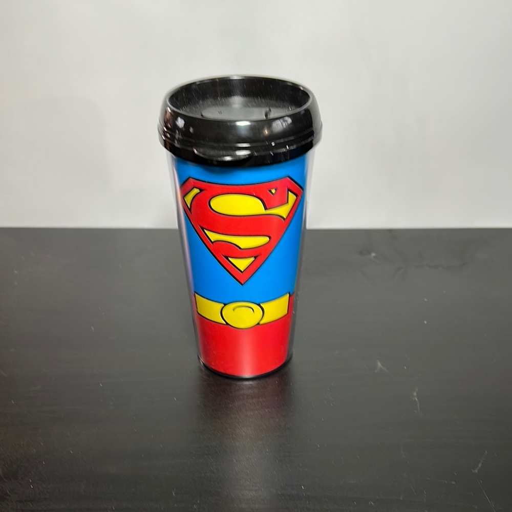 Superman Travel Mug - Blue and Red
